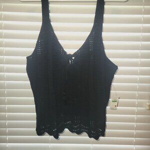 Old Navy Crochet Tank Top L
